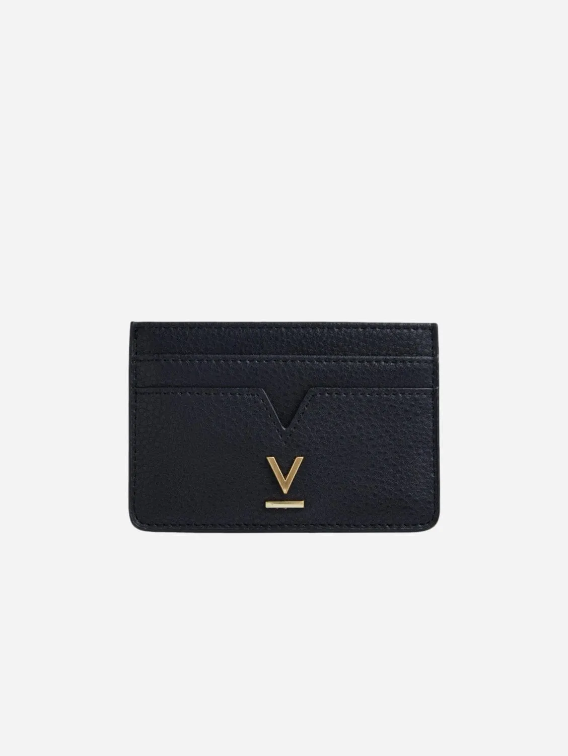 Elia Vegan Bio-Based Bamboo Leather Card Holder | Black