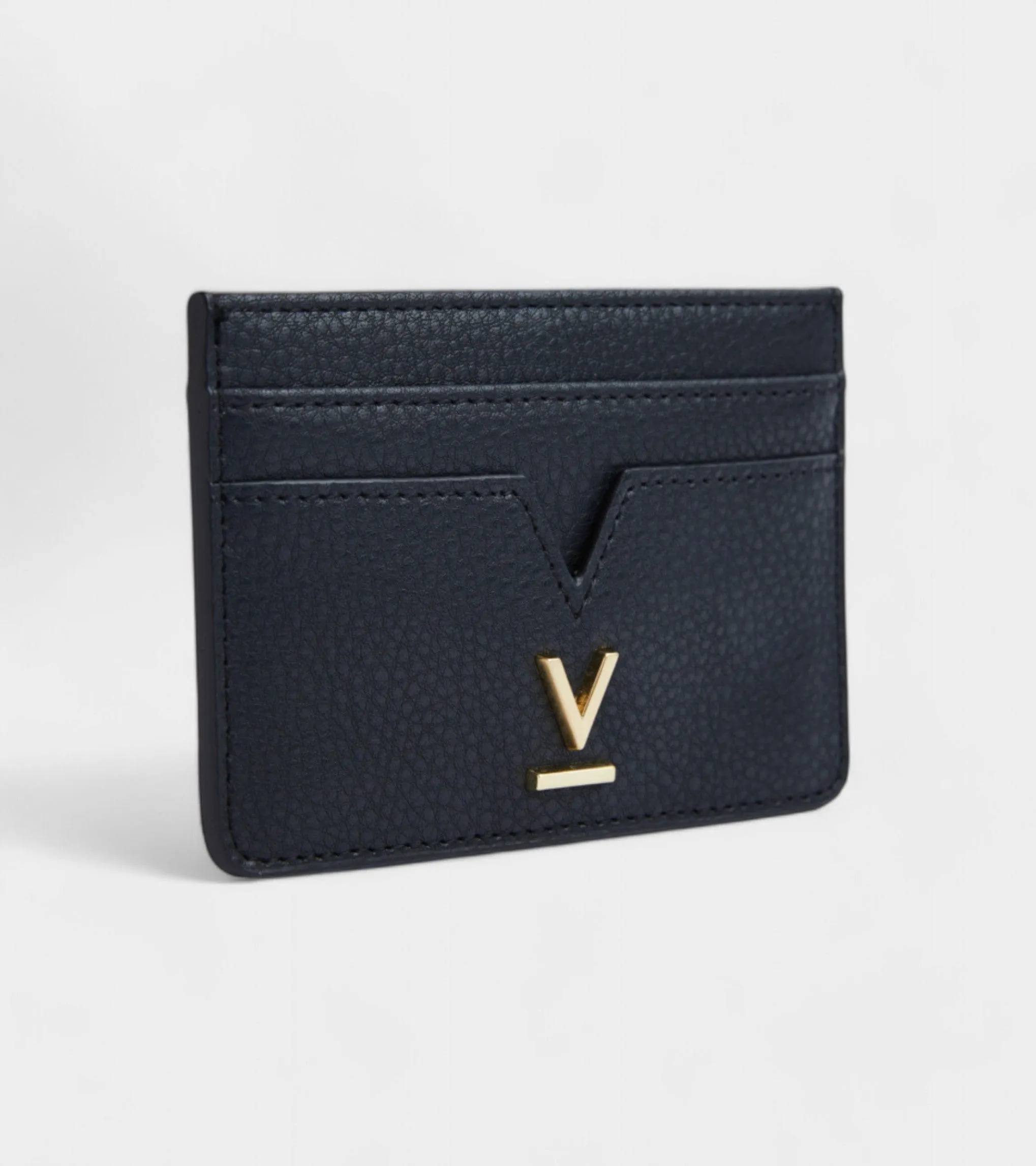 Elia Vegan Bio-Based Bamboo Leather Card Holder | Black