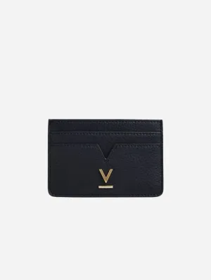 Elia Vegan Bio-Based Bamboo Leather Card Holder | Black
