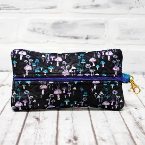 Enchanted Mushrooms Personalized Quilted Pouch