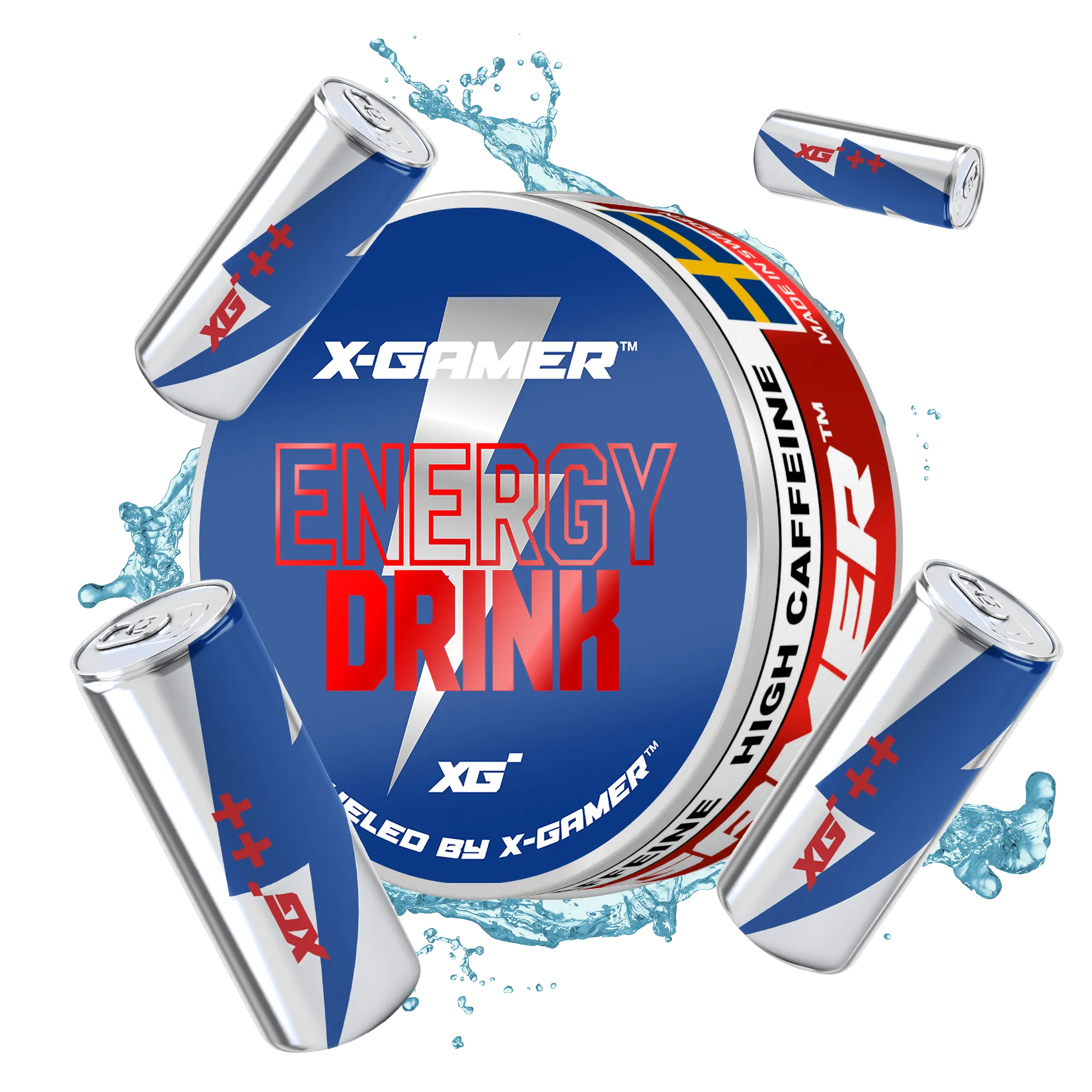 Energy Drink Energy Pouches (3 Pack / 60 Pouches)