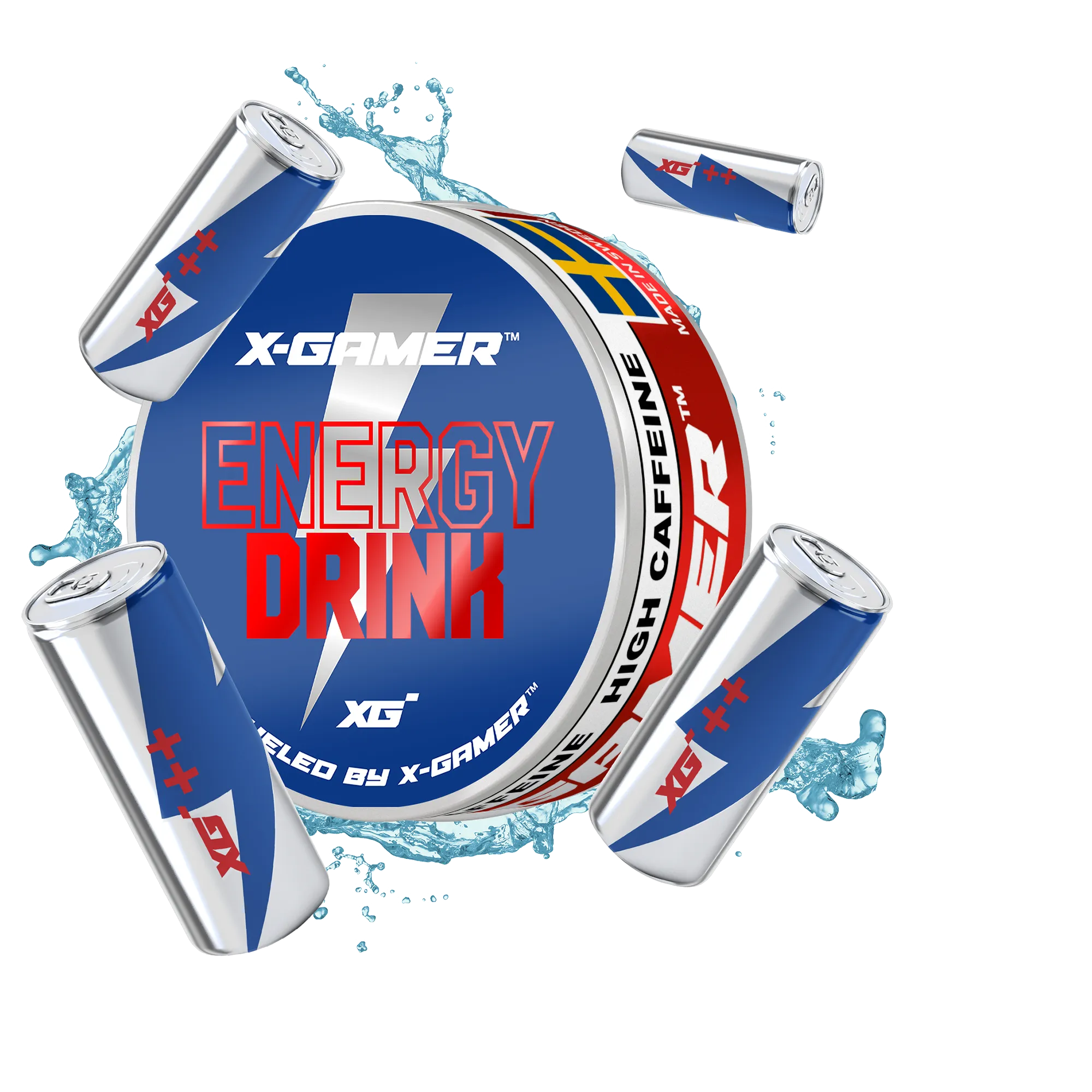 Energy Drink Energy Pouches (3 Pack / 60 Pouches)