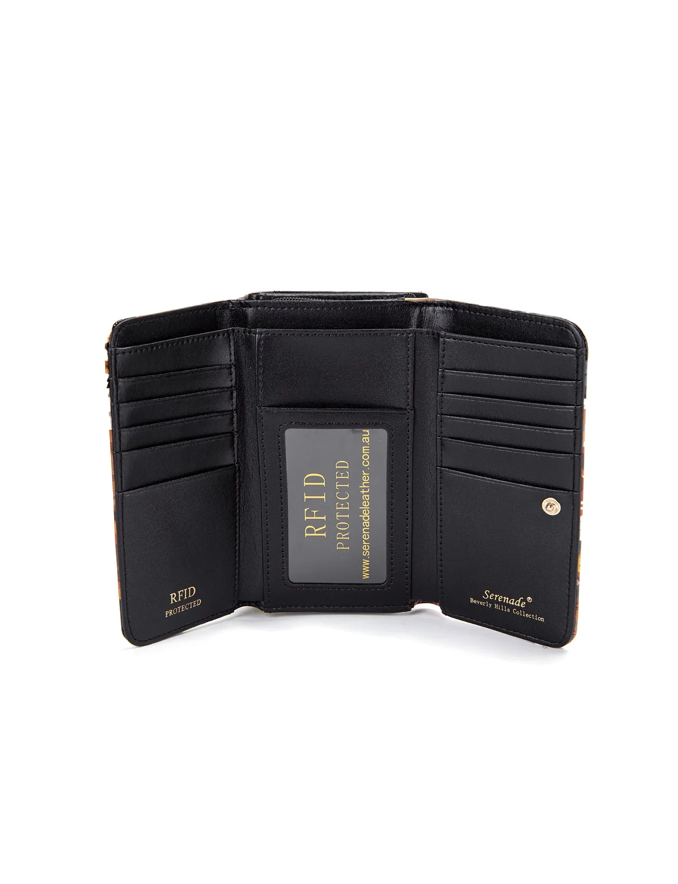 EQUESTRIAN   MED LEATHER RFID WALLET- WSF2402