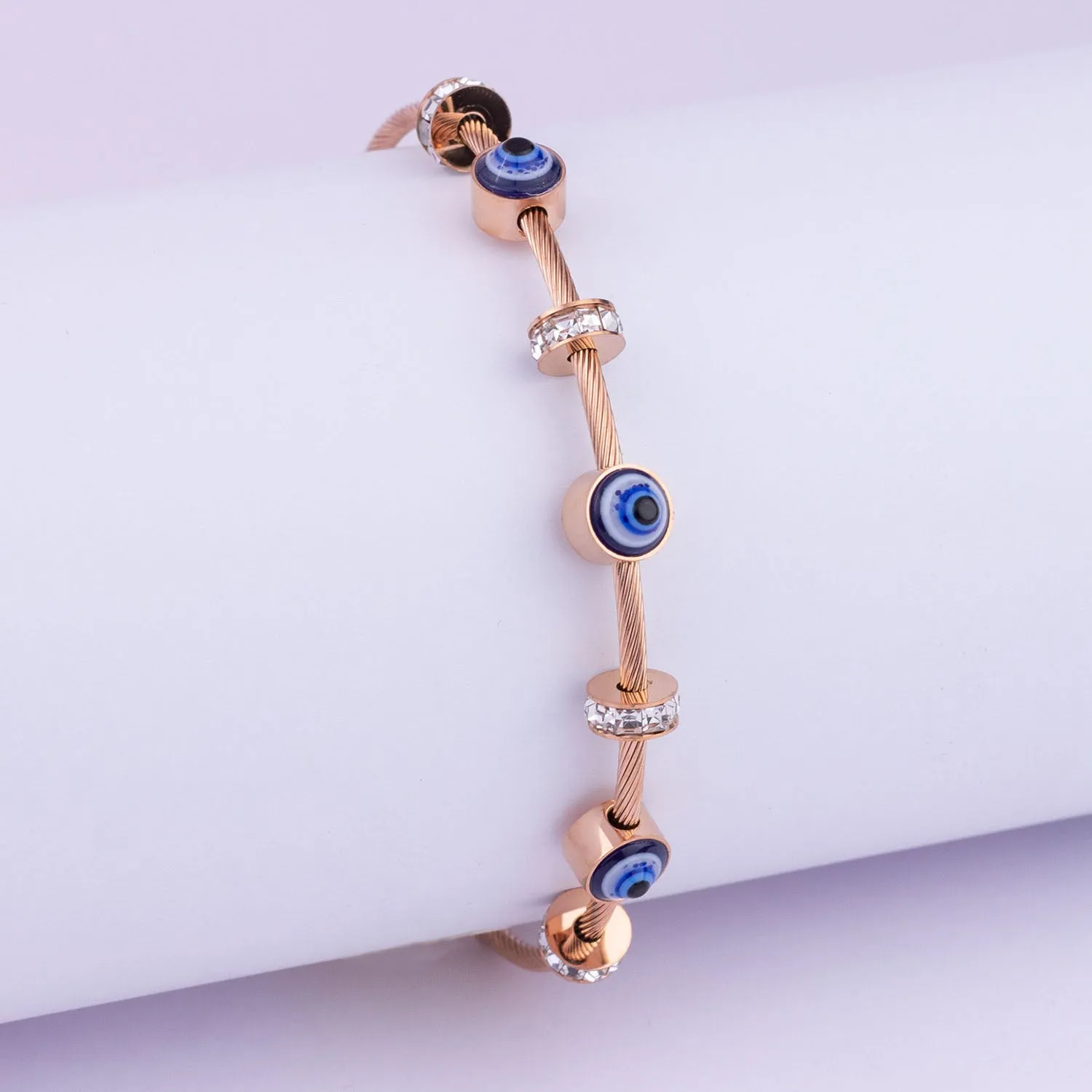 Evil Eye Diamond Magnetic Bracelet