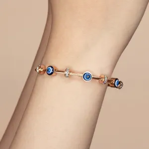 Evil Eye Diamond Magnetic Bracelet
