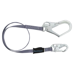 FallTech 82043 4' Web Restraint Lanyard, Fixed-length with Steel Connectors (each)