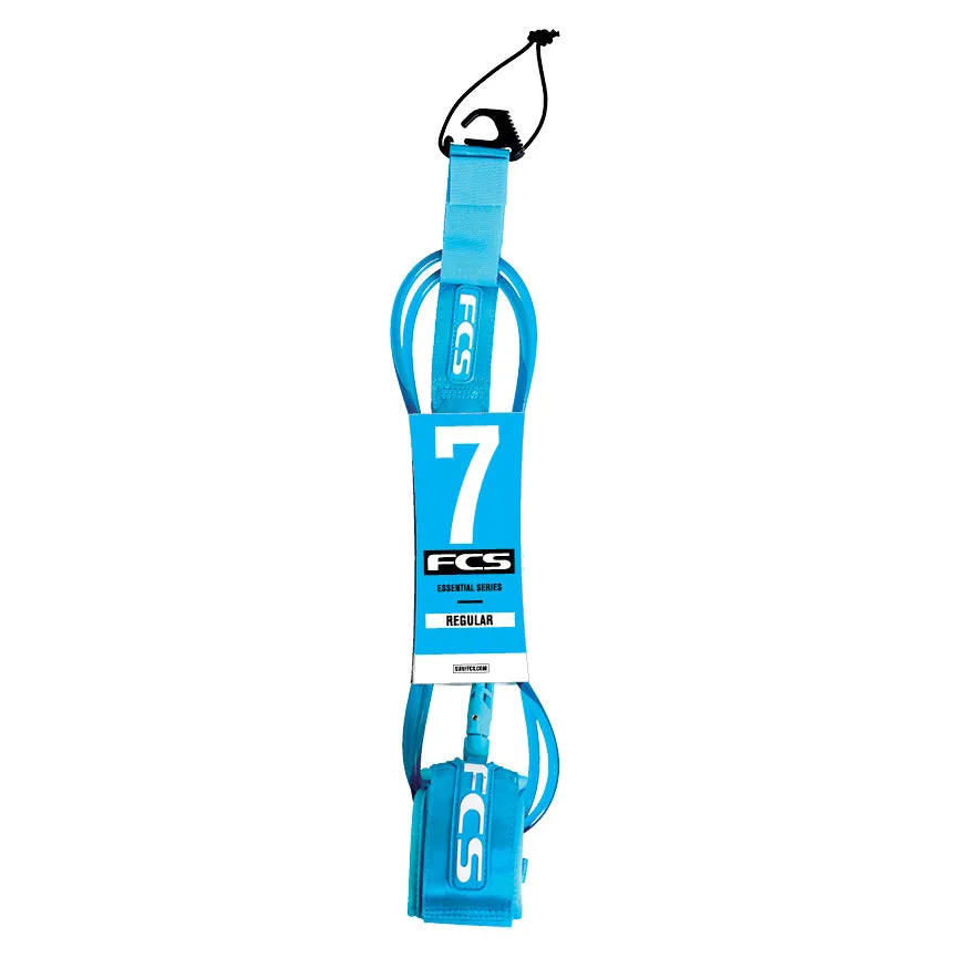 FCS 7ft Regular Leash - Teal