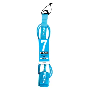 FCS 7ft Regular Leash - Teal