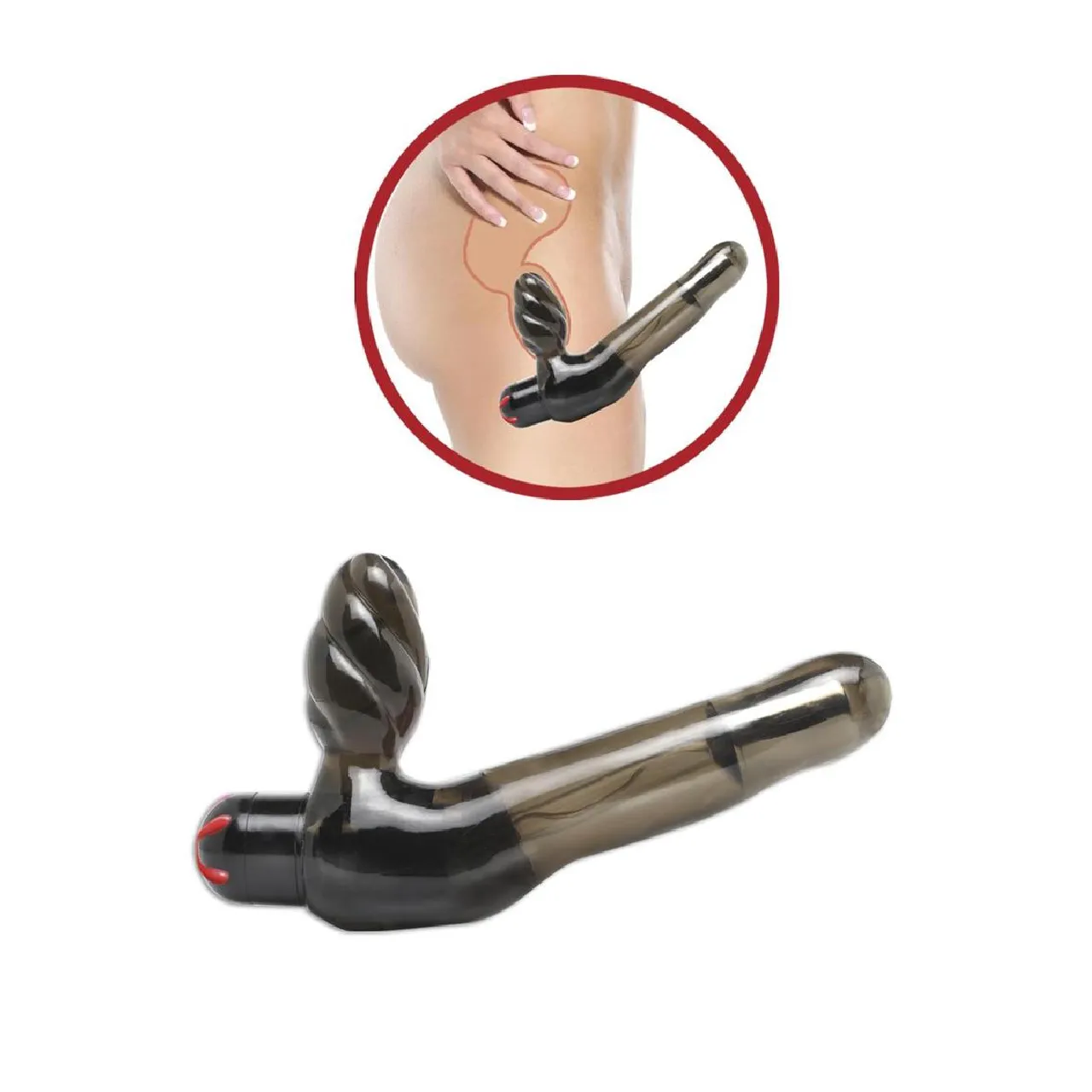 Fetish Fantasy Vibrating Strapless Strap-On - Black