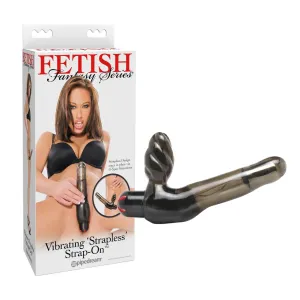 Fetish Fantasy Vibrating Strapless Strap-On - Black