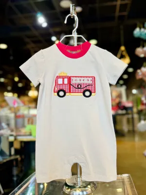 Firetruck Romper