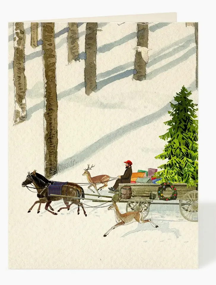 Flora & Fauna Card Holiday Card, multiple styles