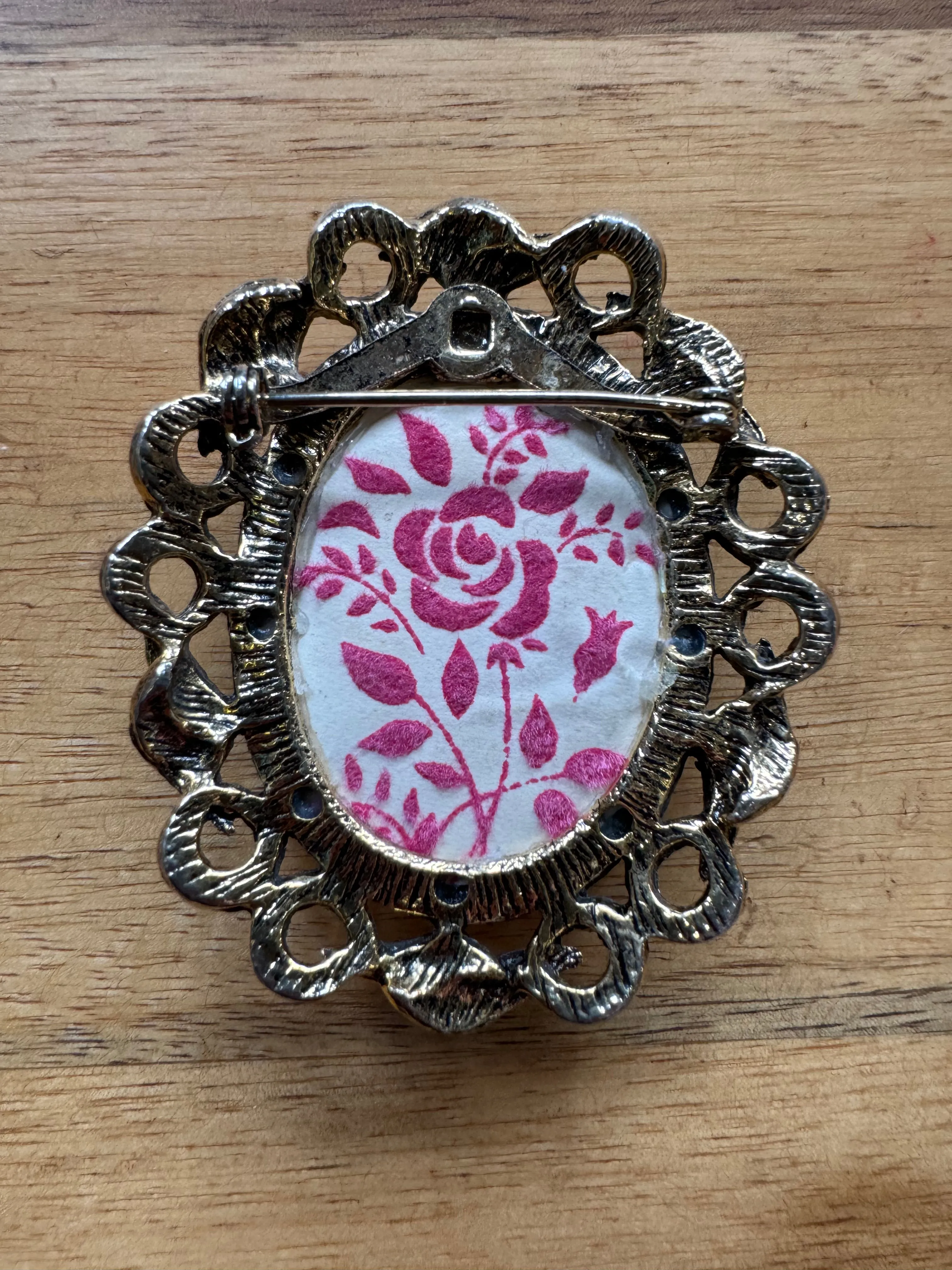 Floral Patterned Brooch
