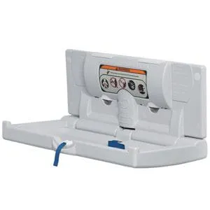Foundations Baby Changing Station Polyethylene Horizontal Surface Mount