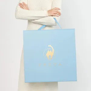Freya Gift Hat Box in Robin Egg Blue