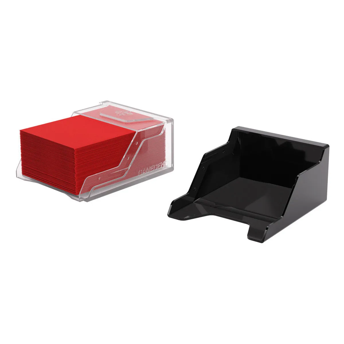 Gamegenic Bastion Deck Box 50  Black/Clear