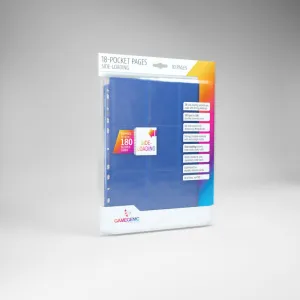 Gamegenic: Sideloading 18-Pocket Pages: 10 pg (Blue)