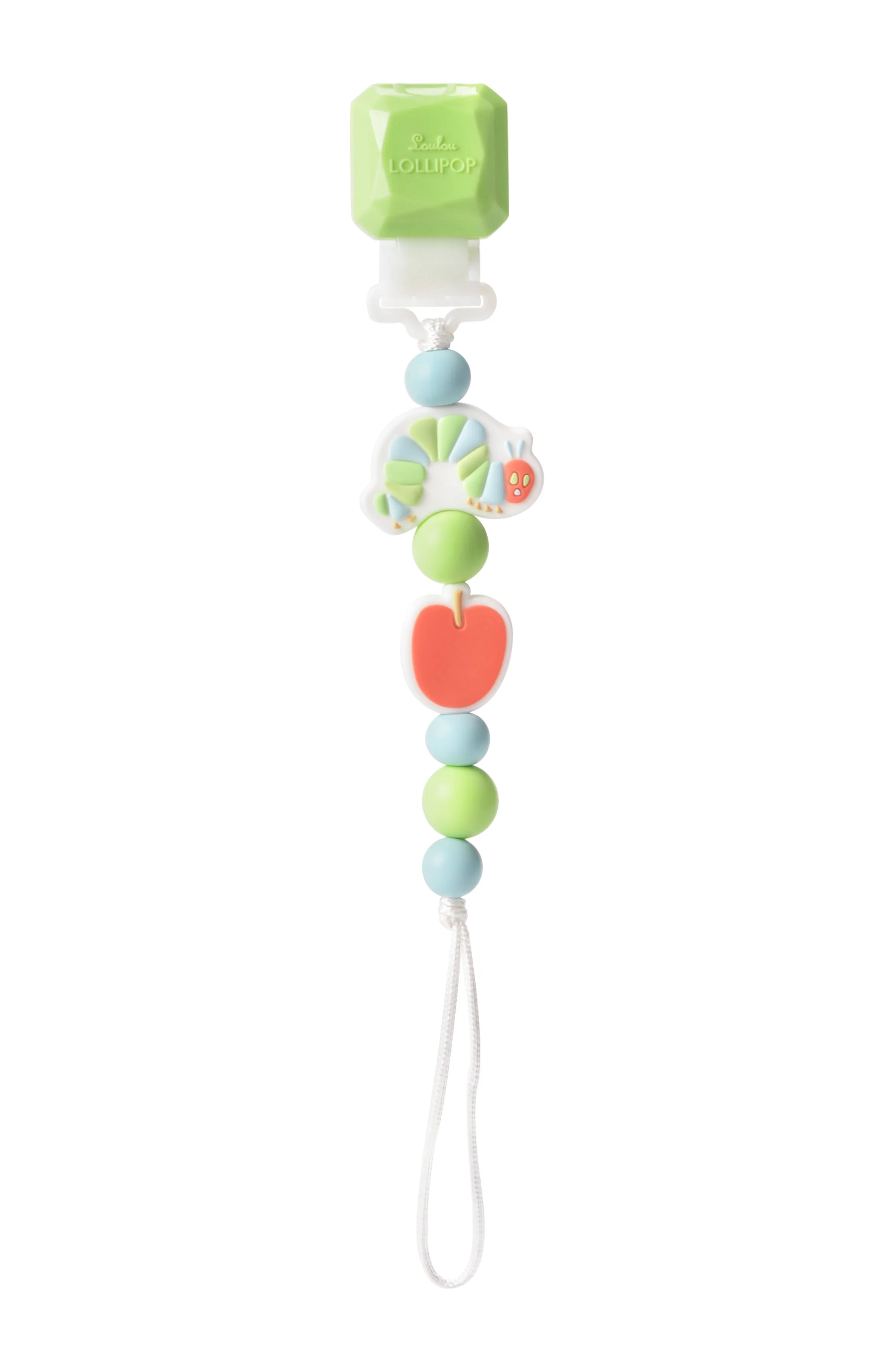 Gem Darling Pacifier Clip - Caterpillar
