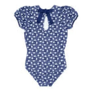 Girls Ditch Plains Daisy Puff Sleeve One Piece