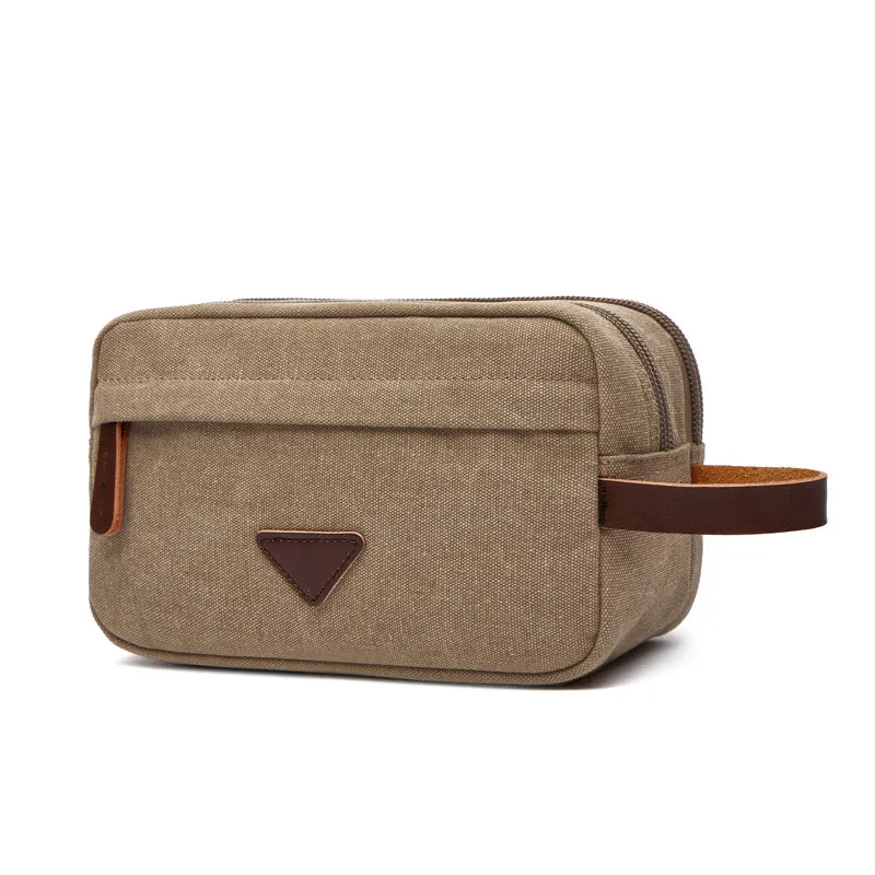 Glamorous Canvas Portable Wash Cosmetics Storage Cosmetic Bags