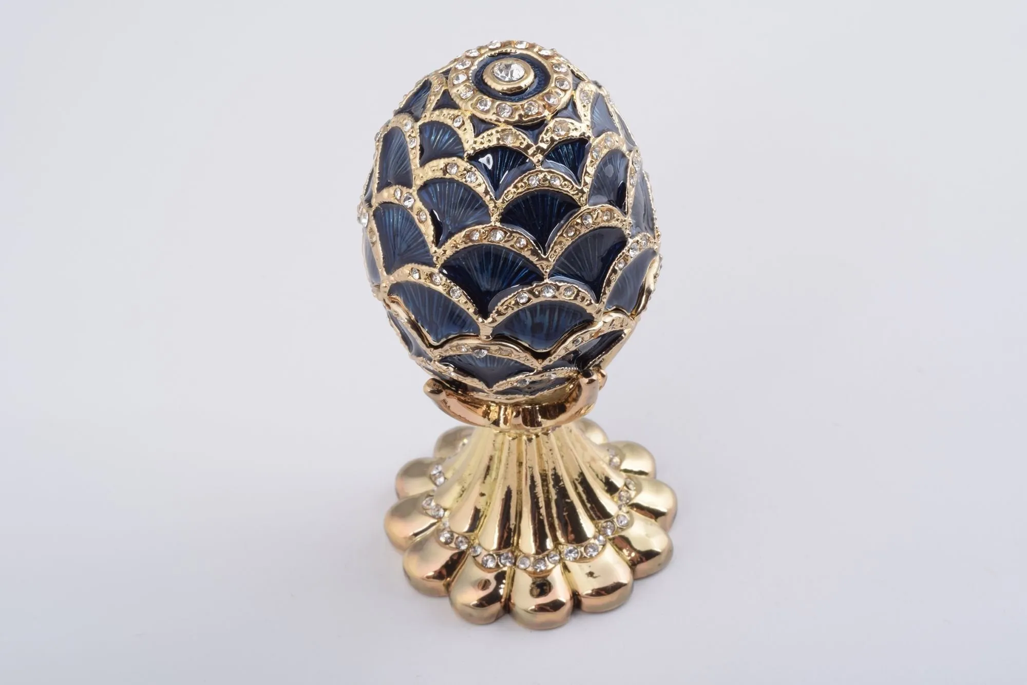 Golden Blue pineapple Shape Faberge Egg