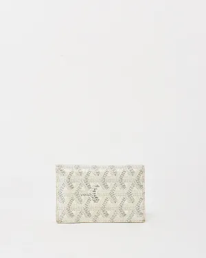 Goyard White Monogram Coated Canvas Bifold Wallet