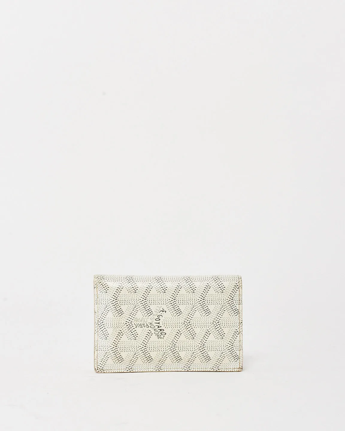 Goyard White Monogram Coated Canvas Bifold Wallet