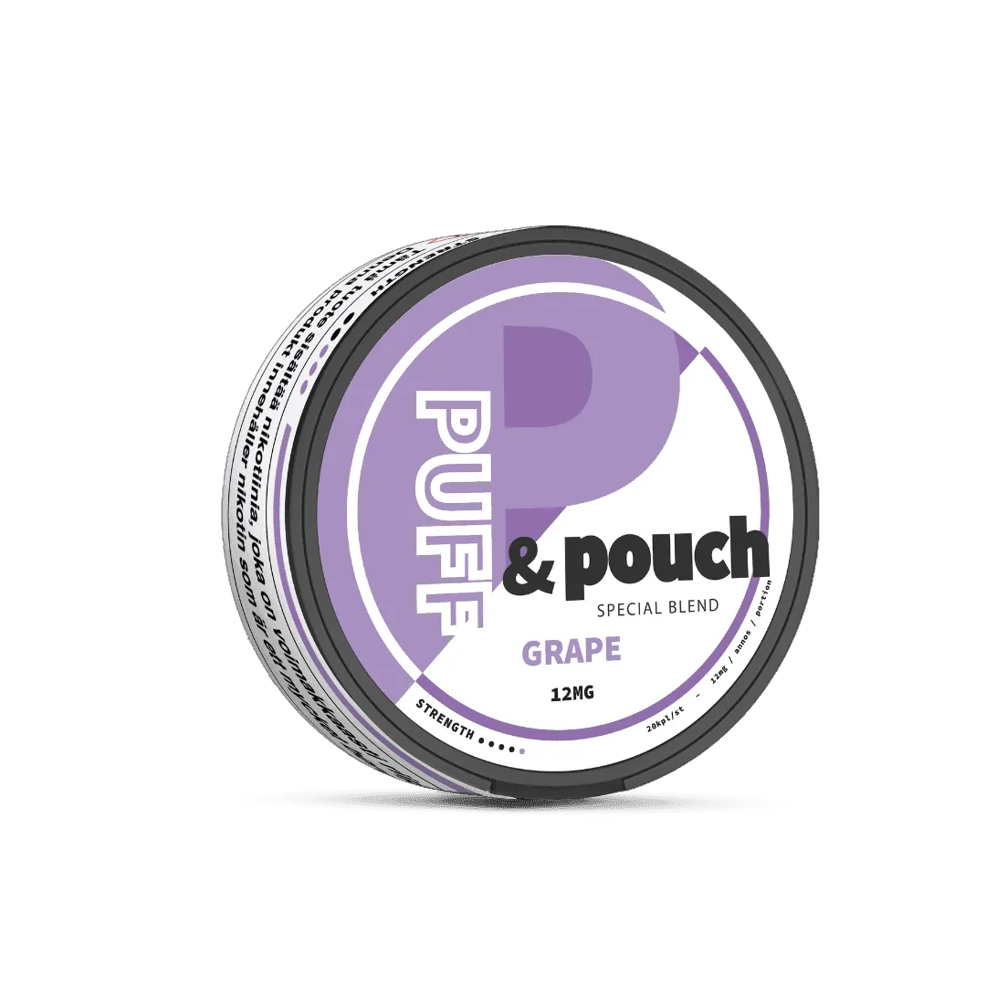 GRAPE 12MG - PUFF&POUCH NICOTINE POUCHES