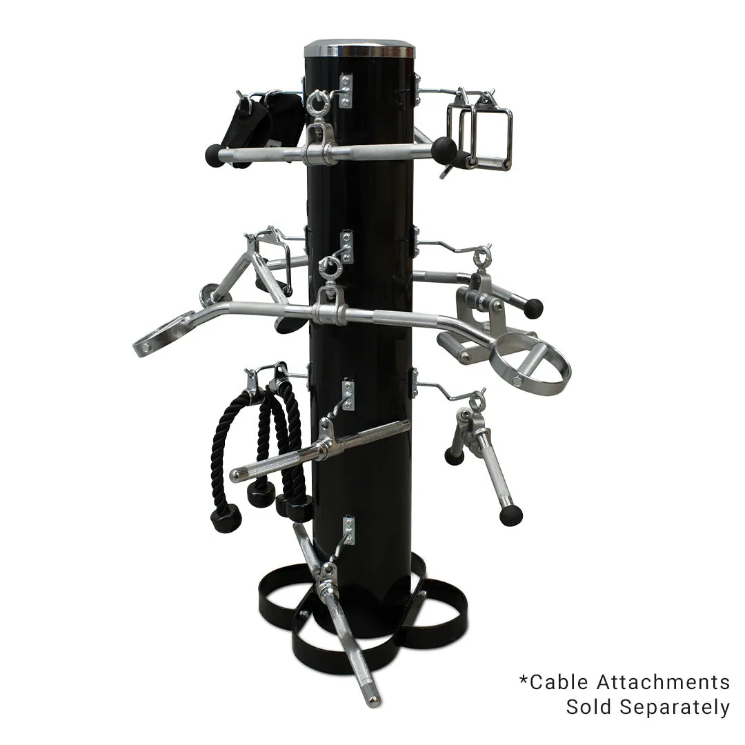 Gym Cable Attachments Rack