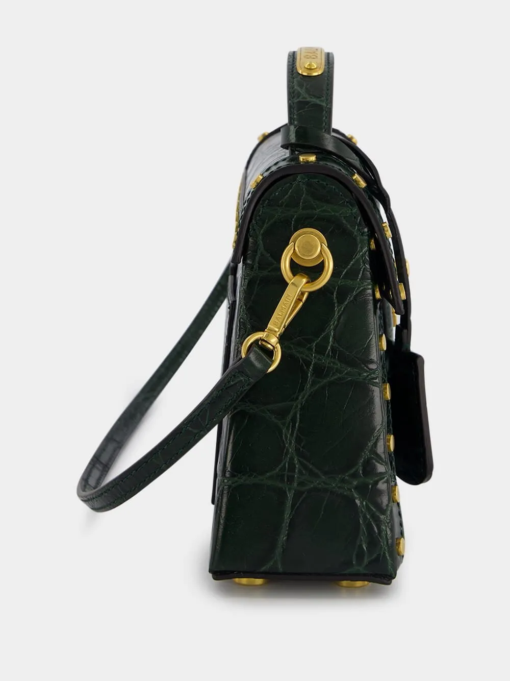 Handbag B-Buzz 23 Dynasty Crocodile Print Leather