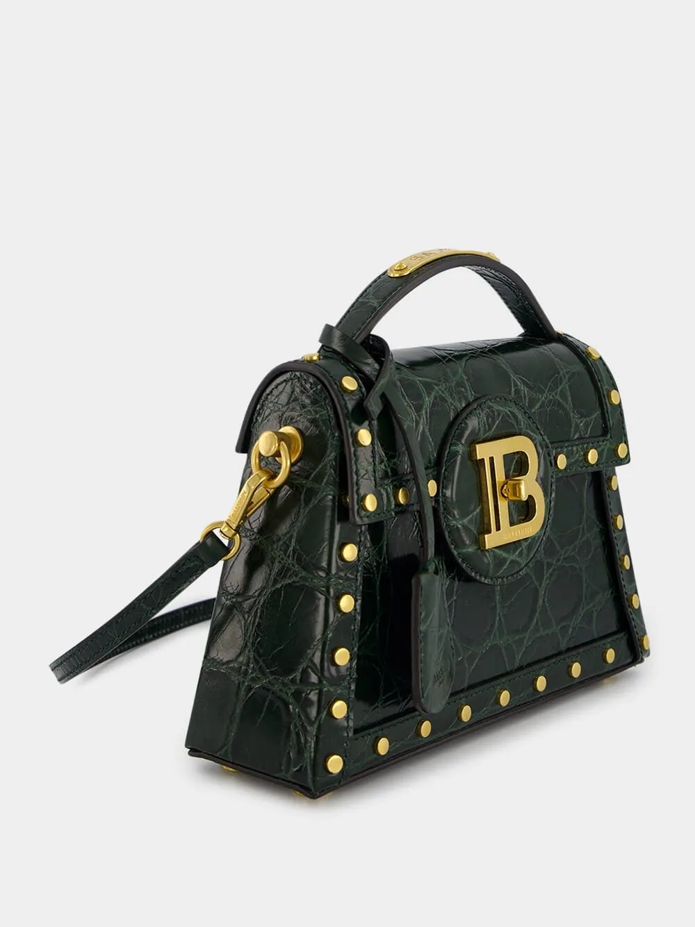 Handbag B-Buzz 23 Dynasty Crocodile Print Leather