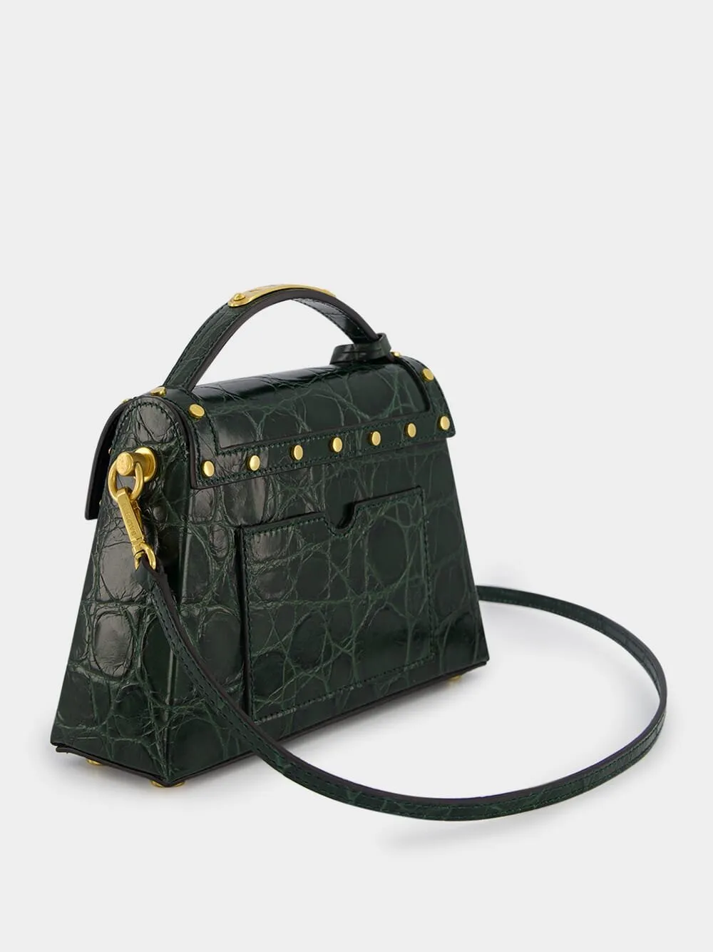 Handbag B-Buzz 23 Dynasty Crocodile Print Leather