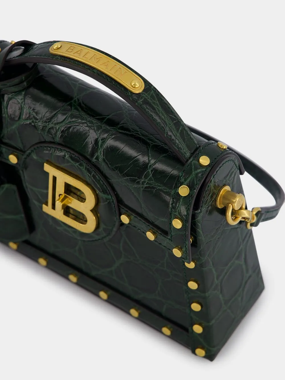 Handbag B-Buzz 23 Dynasty Crocodile Print Leather