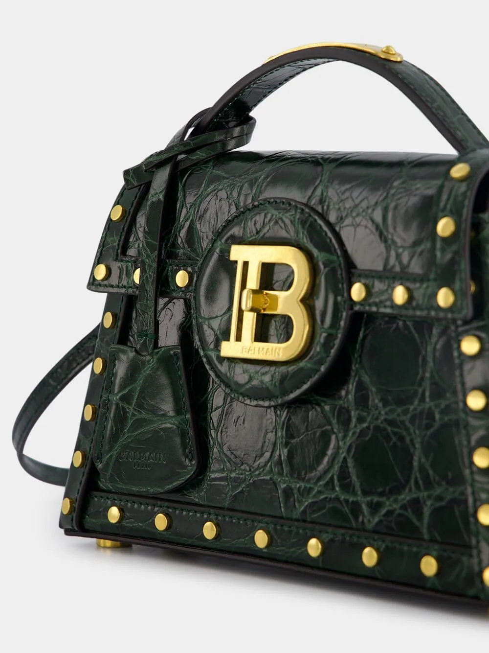 Handbag B-Buzz 23 Dynasty Crocodile Print Leather