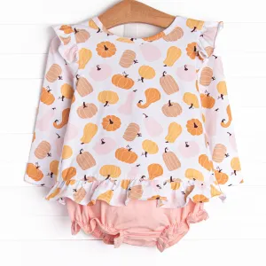 Harvest Hues Diaper Set, Pink