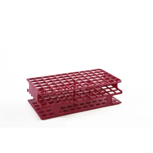 Heathrow Scientific 27512D OneRack Tube Rack Full-Size POM 16 mm 72-Place, Magenta