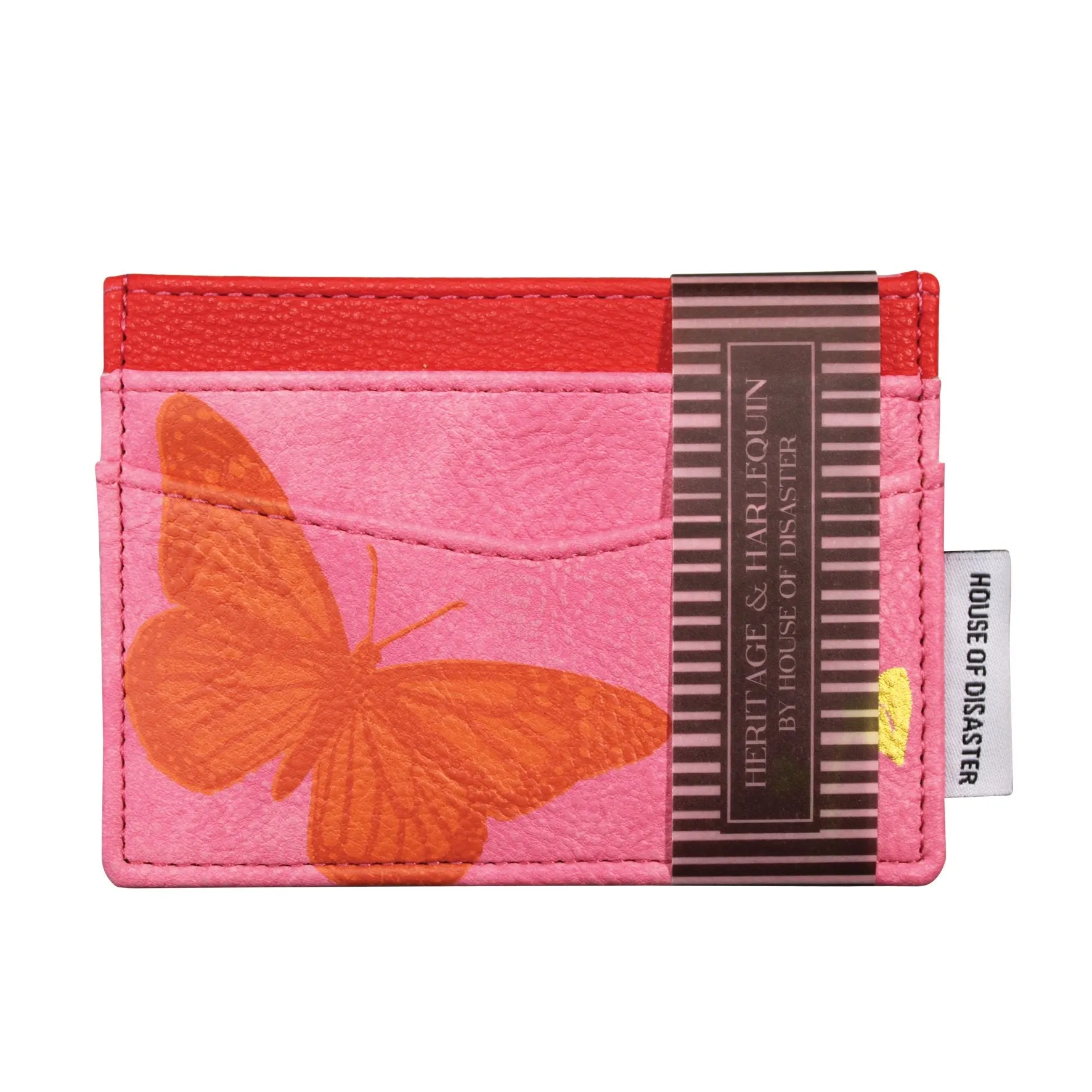 Heritage And Harlequin "Butterfly" Card Holder