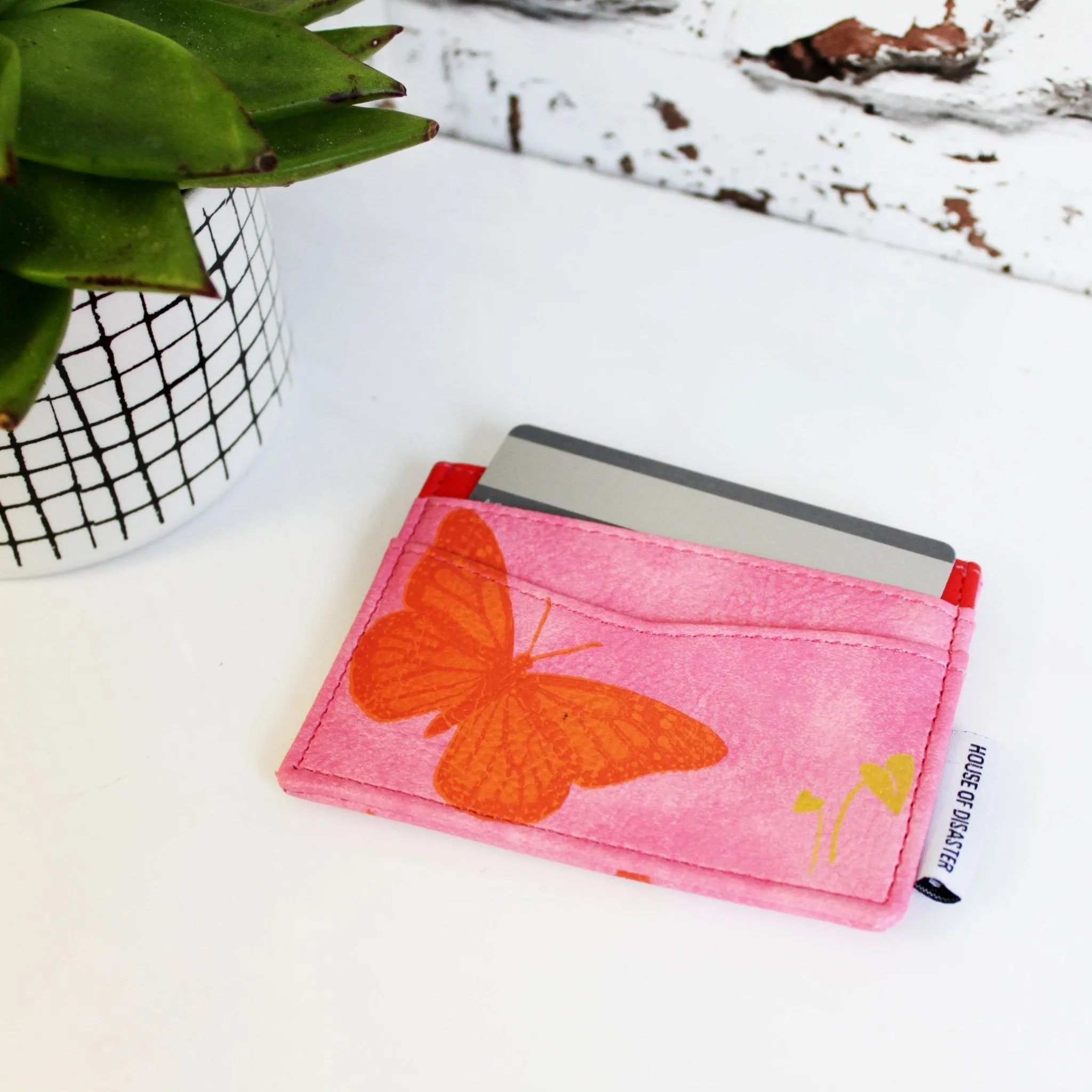 Heritage And Harlequin "Butterfly" Card Holder