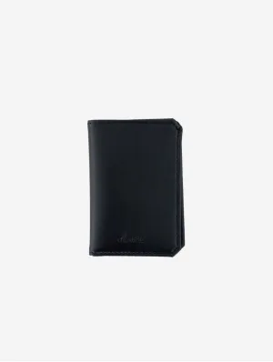 Hibiscus Vegan Apple Leather Card Holder | Black