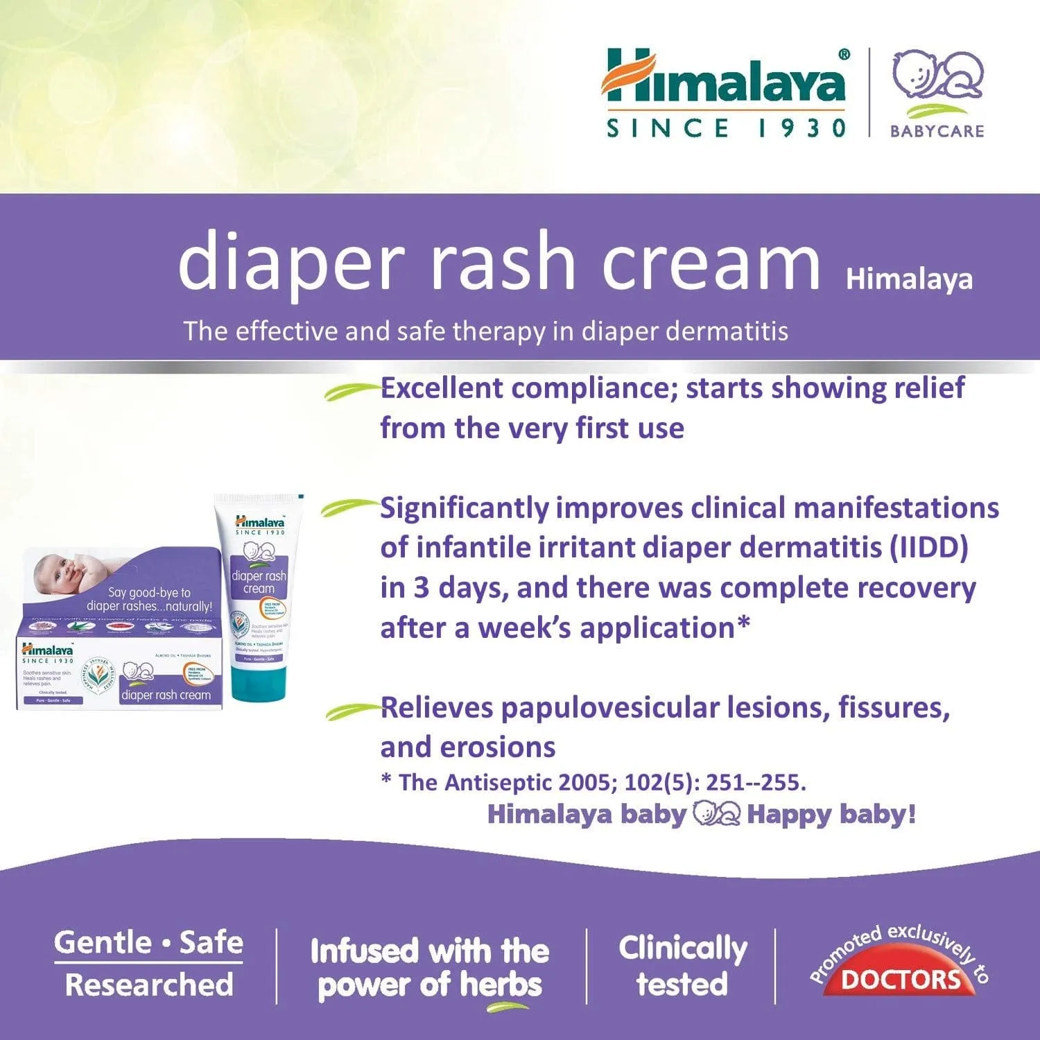 Himalaya Diaper Rash Cream 50g - 8901138819712