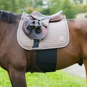 Horze Elastic Belly Guard Black