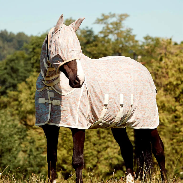 Horze La Plaz Camouflage Fly Rug & Mask