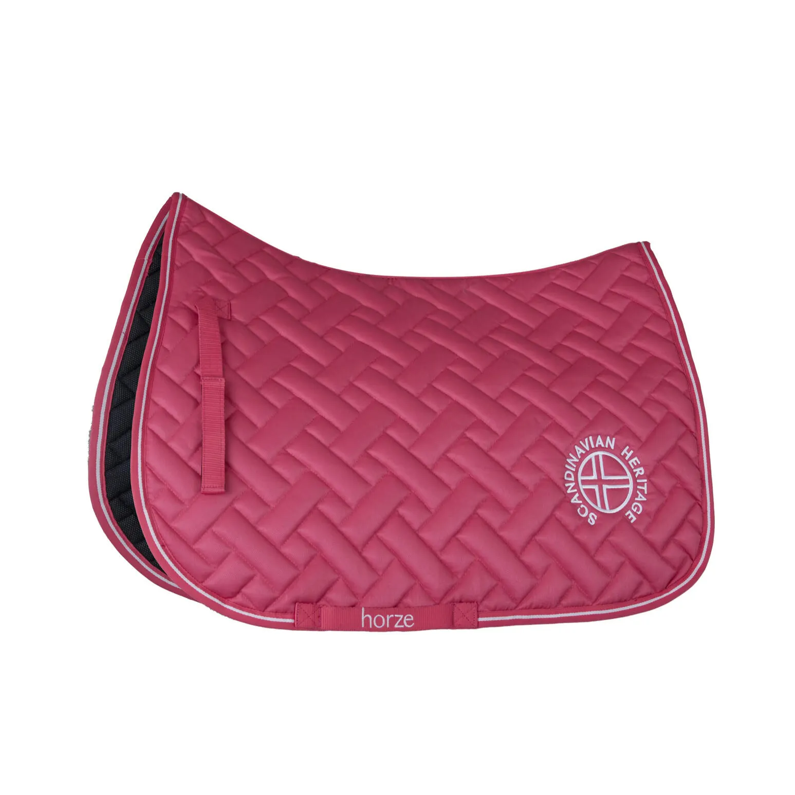 Horze Oslo GP Saddle Pad (Rouge Pink)