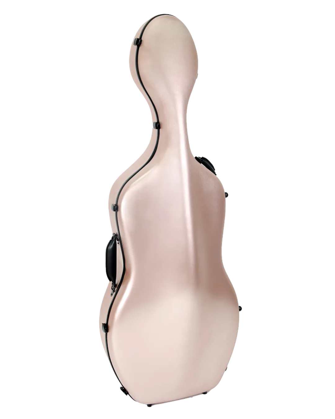 HQ Polycarbon Cello Case 3/4 - Brushed Rose Gold