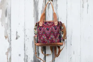 Huipil CDB back pack small deluxe  red volcano