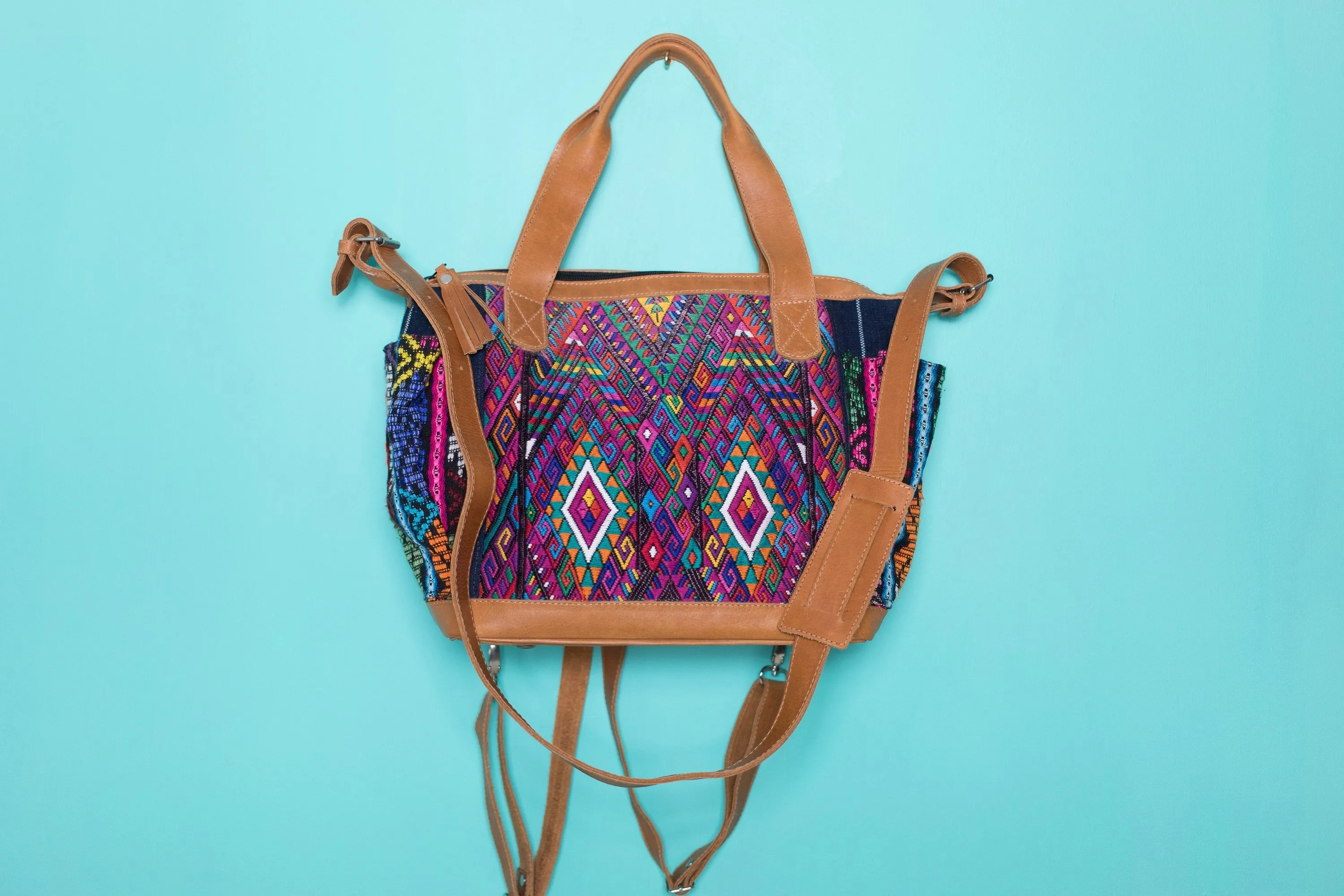 Huipil Chameleon Diaper Bag back pack day bag purse cdb cross body (medium) #028