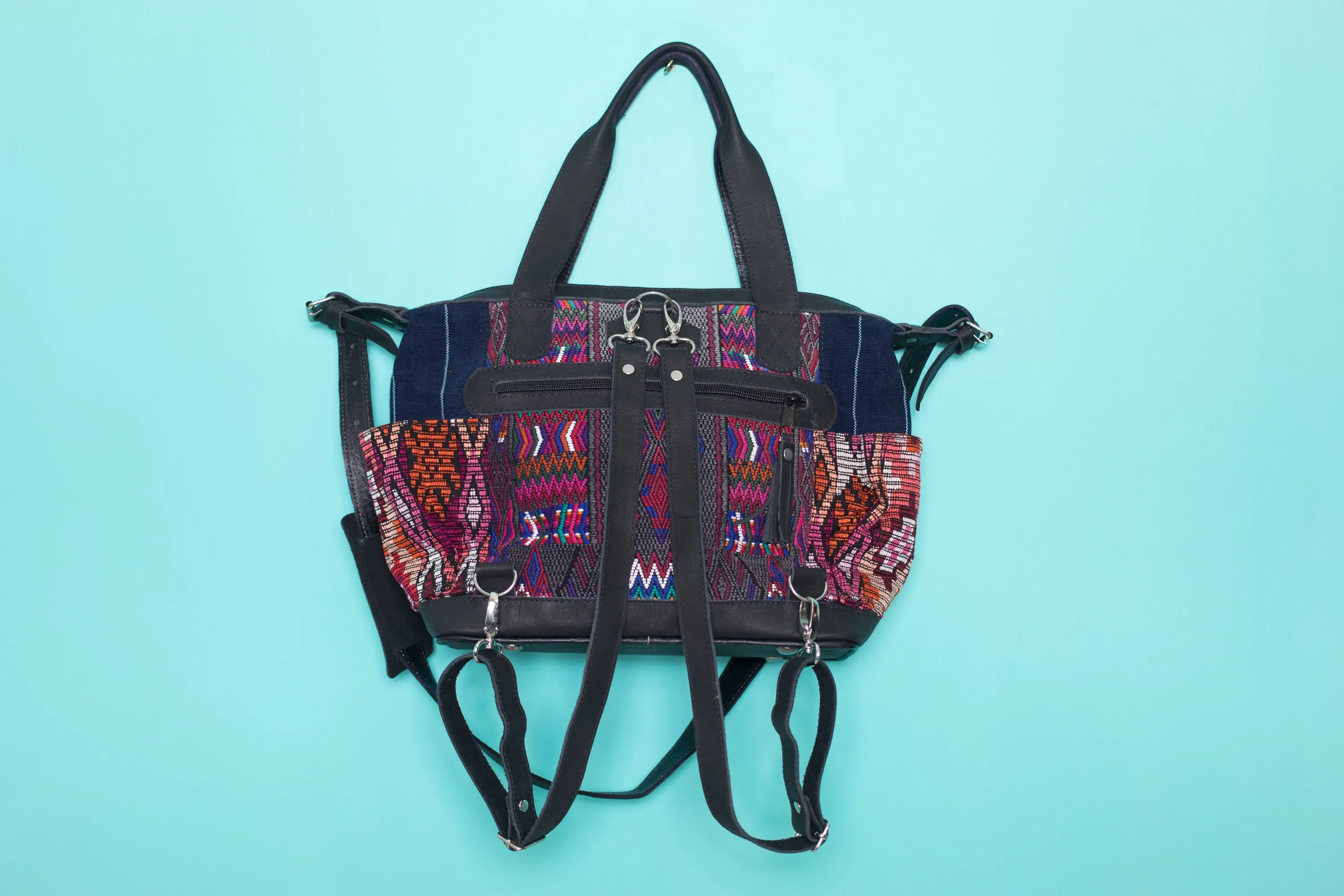 Huipil Day Bag Chameleon Diaper Bag Cross Body Tote Purse(medium) #026