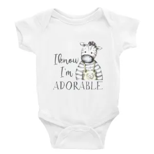 I know I'm Adorable Zebra