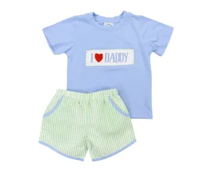I Love Daddy Short Set