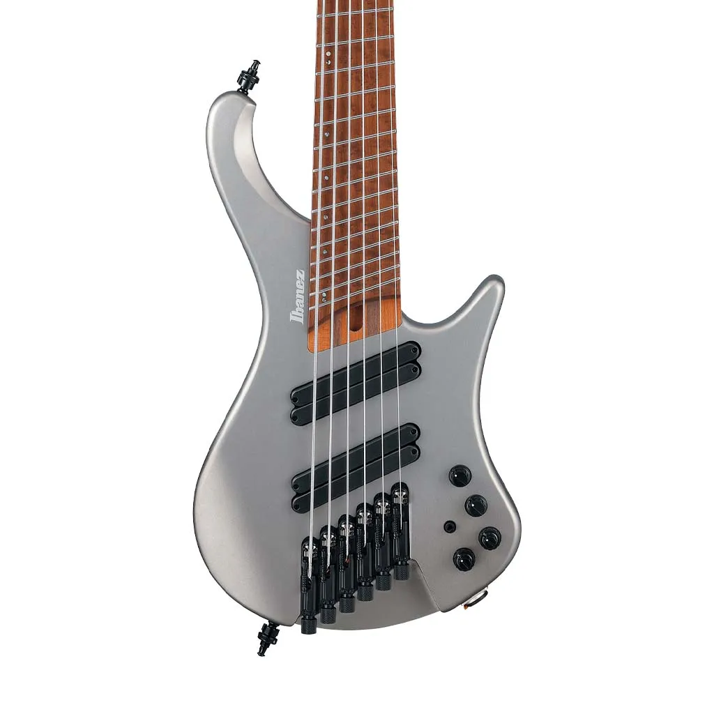 Ibanez Bass Workshop EHB1006MS-MGM Multi-Scale Electric Bass w/Gig Bag, Metallic Gray Matte